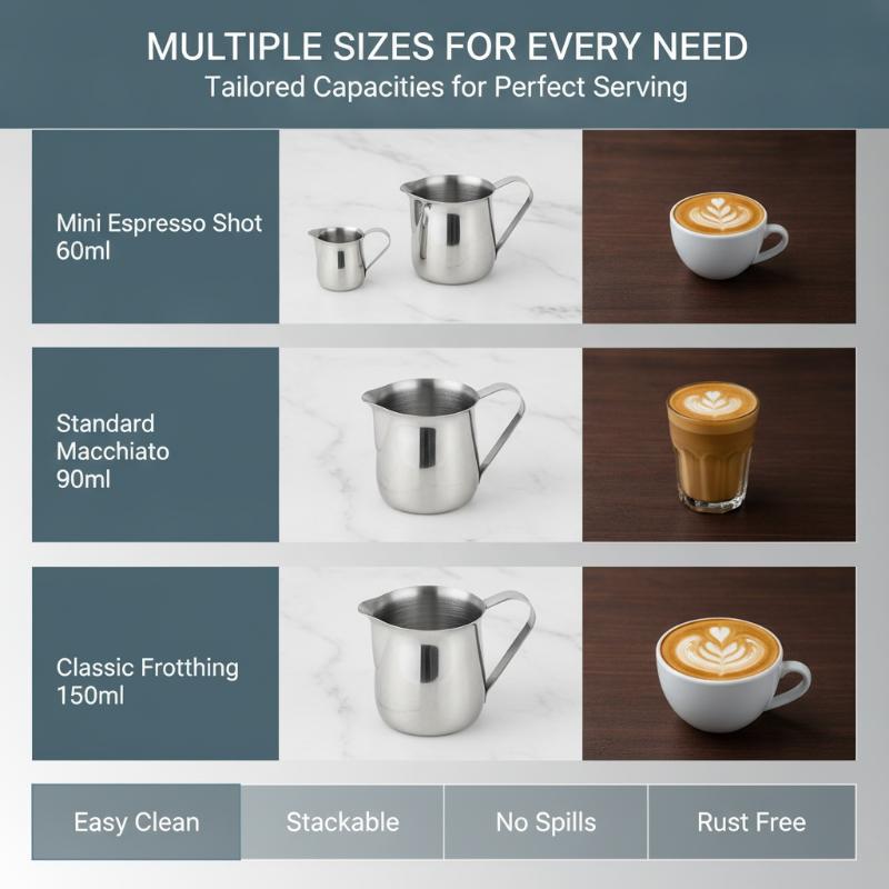 Stainless Steel Coffee Milk Fr - Barista Milk Jug 评论和价格