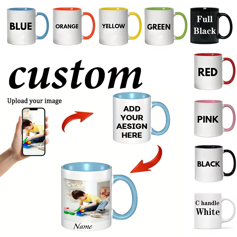 Custom Name Image Text Cup 11o - Coffee Tea Images 评论和价格