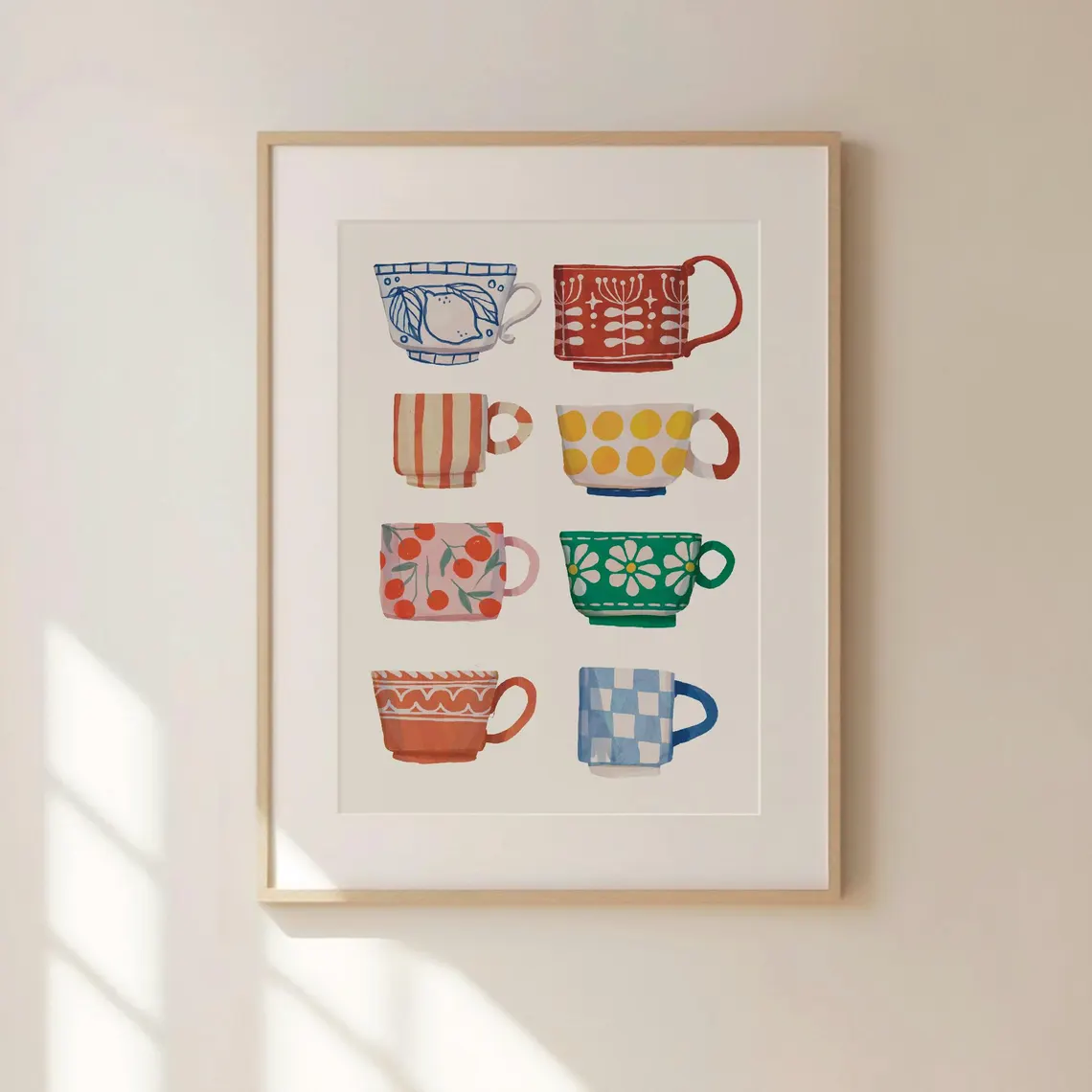 Tea Cup Print, Breakfast poste - Xbloom Coffee Tea 评论和价格