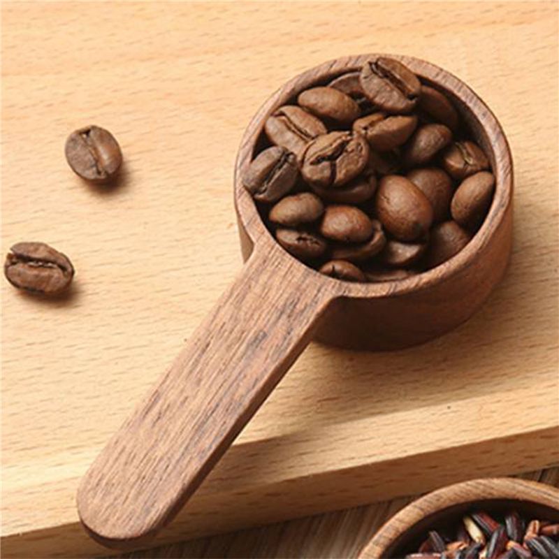 Wooden Measuring Spoon Set Kit - Coffee Tea And Sugar Set 评论和价格