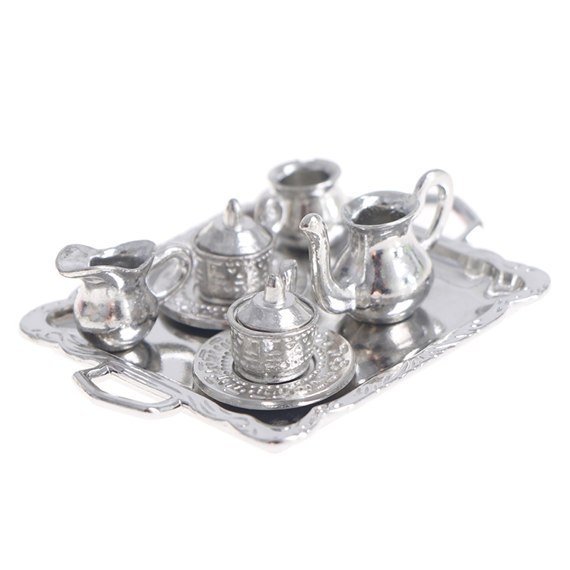 -*10pcs 1/12 Dollhouse Miniatu - Coffee Tea And Sugar Set 评论和价格