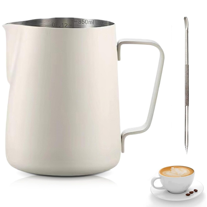 Milk Jug Stainless Steel Measu - Barista Milk Jug 评论和价格