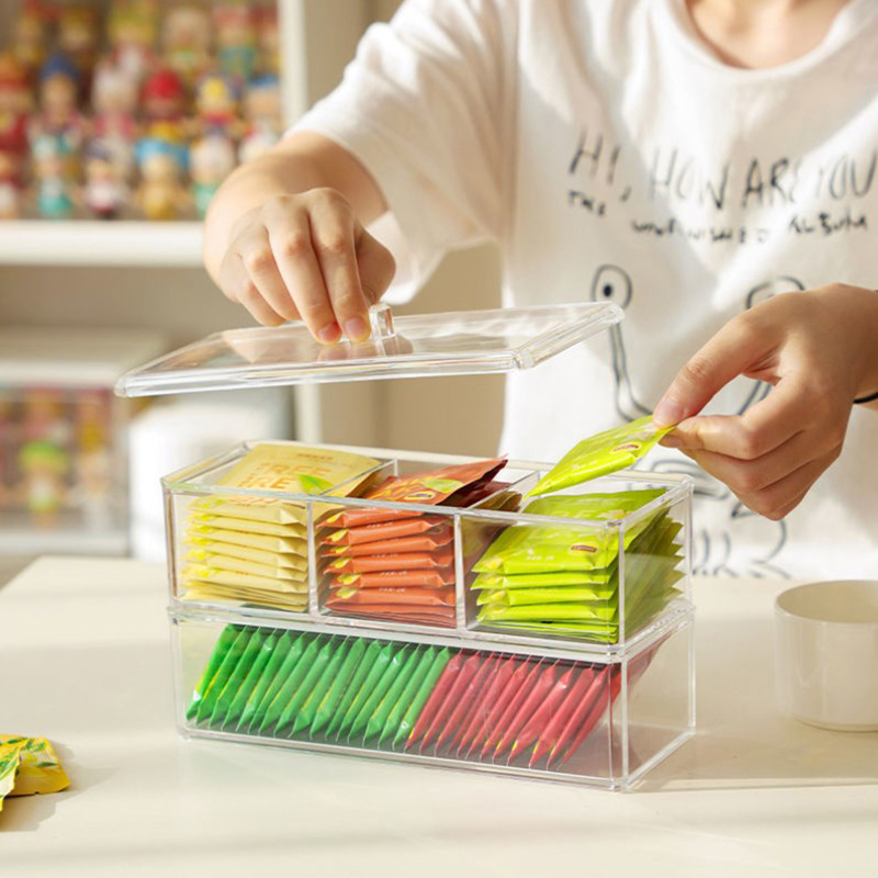 NEW Tea Bag Storage Box Drawer - Coffee Tea Sugar 评论和价格
