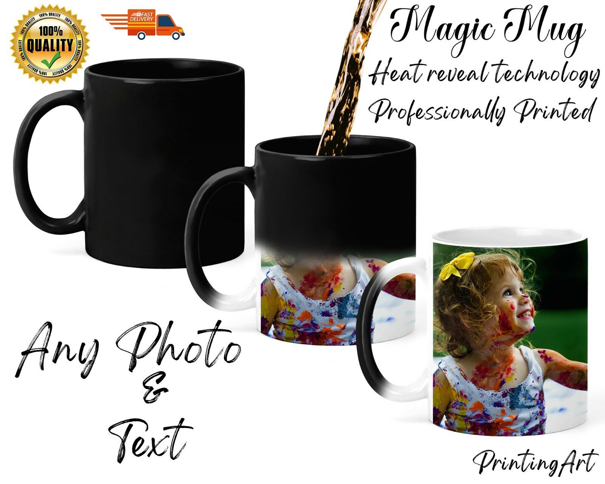 Personalised Gift Mug, Any Pho - Coffee Tea Images 评论和价格